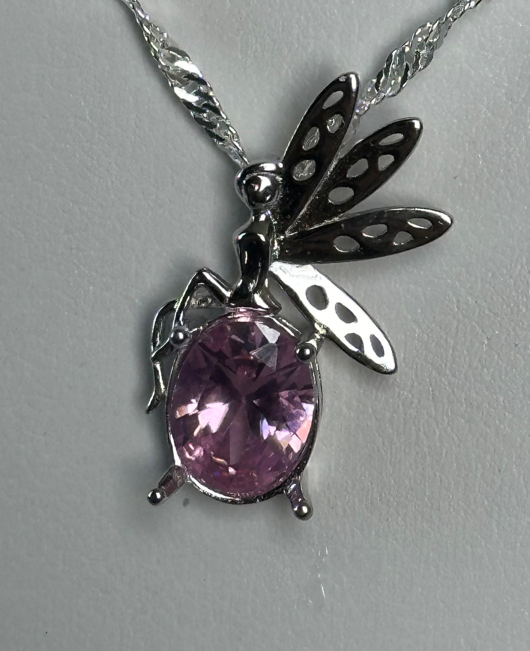 Gemstone Fairy Pendant