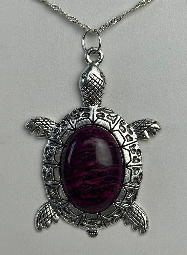 Silver Turtle Necklace